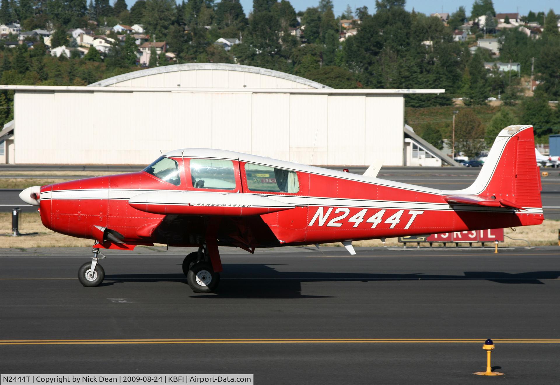N2444T, 1962 Navion Rangemaster G C/N NAV-4-2444, KBFI