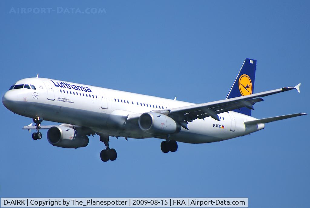 D-AIRK, 1994 Airbus A321-131 C/N 0502, Standard Traffic on Rwy 25L