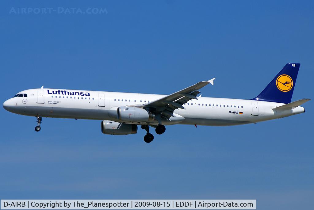 D-AIRB, 1993 Airbus A321-131 C/N 0468, Another A321 in todays Collection of LH Traffic.
