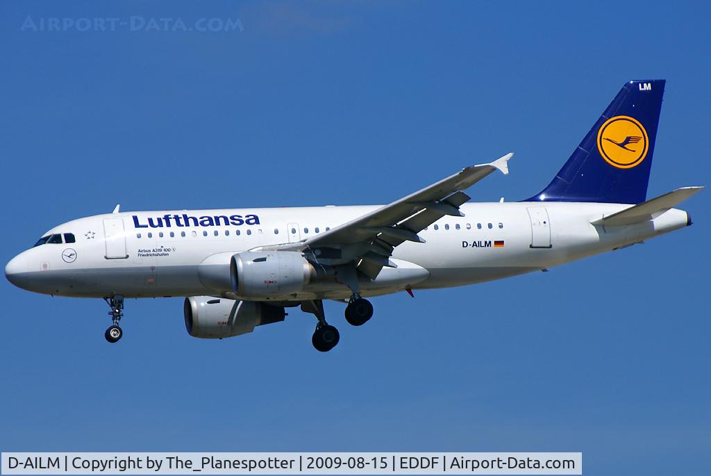 D-AILM, 1997 Airbus A319-114 C/N 694, 