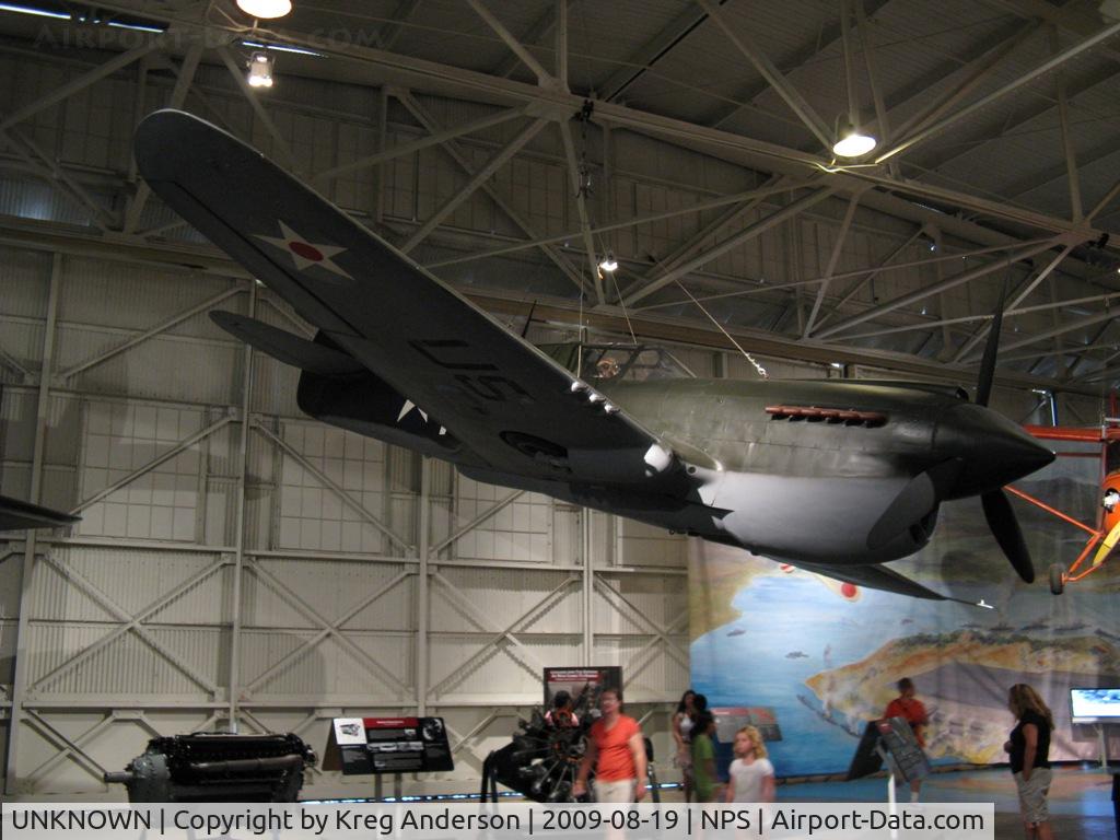 UNKNOWN, Miscellaneous Various C/N unknown, Curtiss P-40 Warhawk on display at the Pacific Aviation Museum