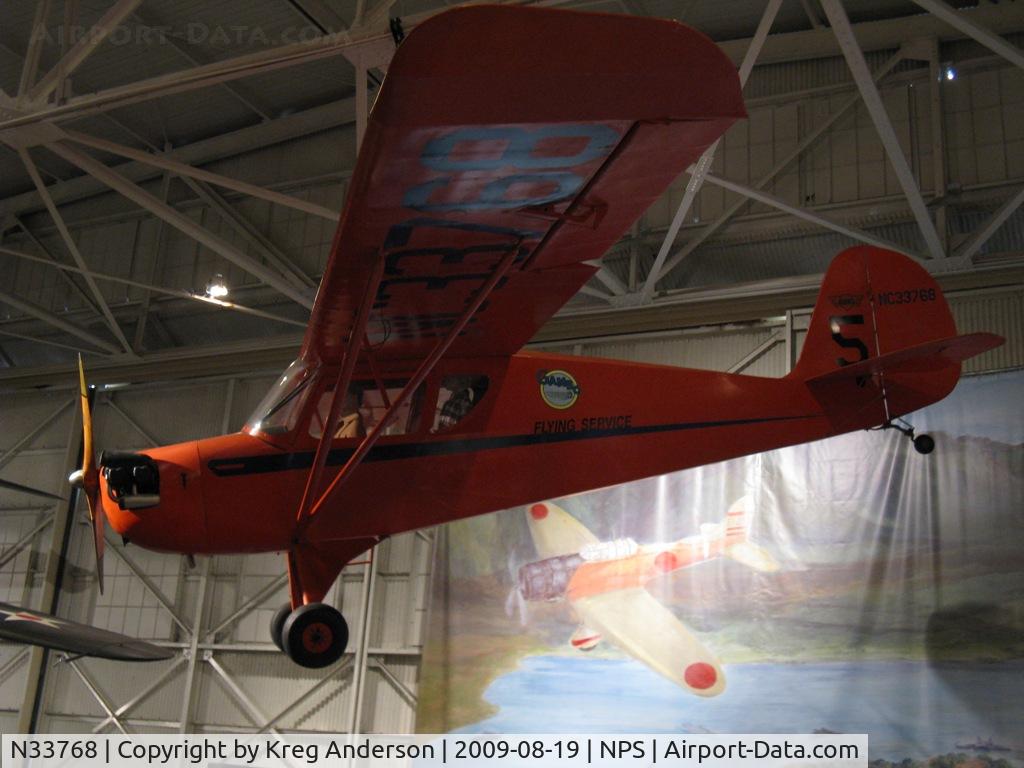 N33768, 1941 Aeronca 65-TC Tandem C/N 9391T, An Aeronca 65-TC Defender on display at the Pacific Aviation Museum