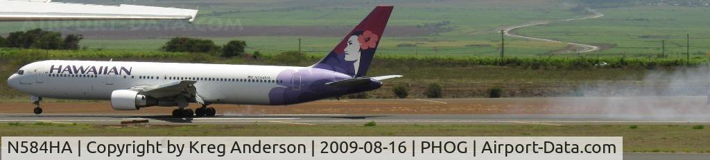 N584HA, 1989 Boeing 767-3G5 C/N 24258, Hawaiian Airlines Boeing 767-300