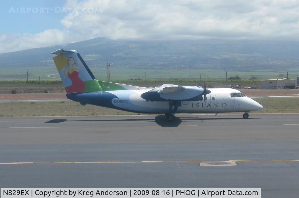 N829EX, 1989 De Havilland Canada DHC-8-103 Dash 8 C/N 146, Island Air de Havilland DHC-8-100