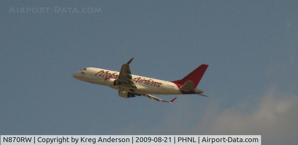 N870RW, 2006 Embraer 170SU (ERJ-170-100SU) C/N 17000138, Mokulele Airlines (opb Shuttle America) Embraer ERJ170-100