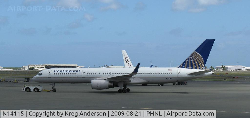 N14115, 1995 Boeing 757-224 C/N 27557, Continental Airlines Boeing 757-200