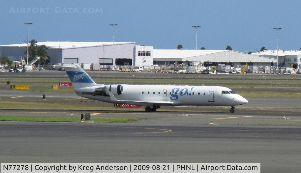 N77278, 1998 Bombardier CRJ-200LR (CL-600-2B19) C/N 7278, go! CRJ-200