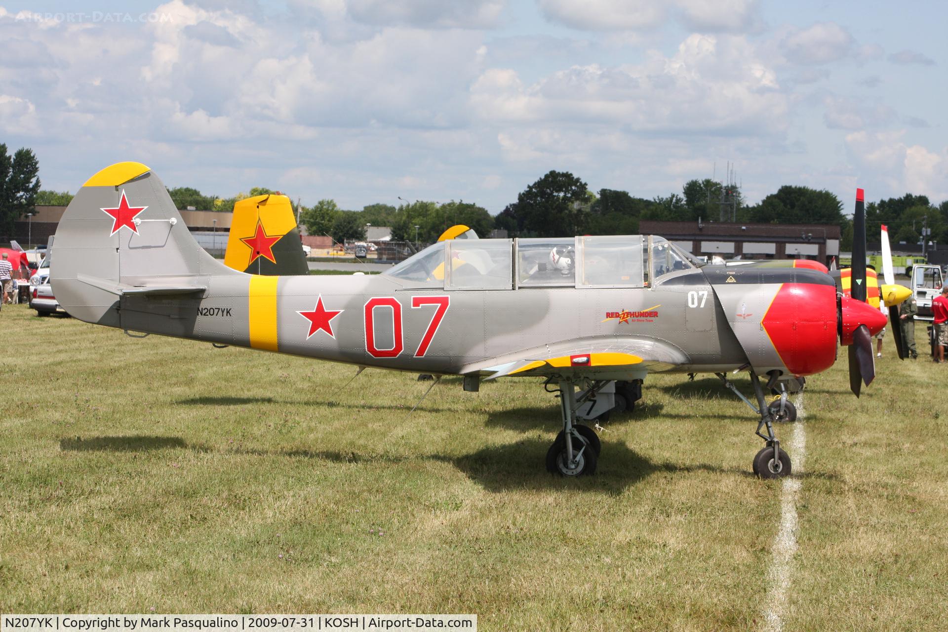 N207YK, 1996 Yakovlev (Aerostar) Yak-52 C/N 9611913, YAK 52