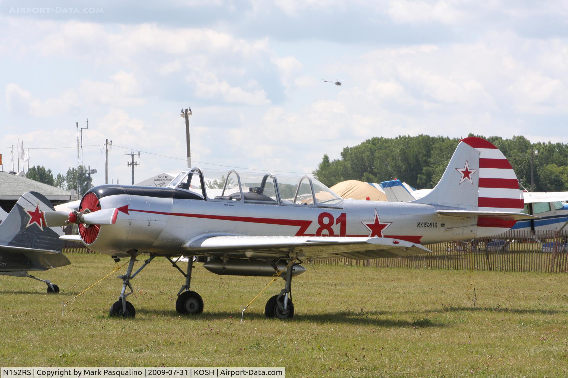 N152RS, 1985 Yakovlev Yak-52 C/N 855711, YAK 52
