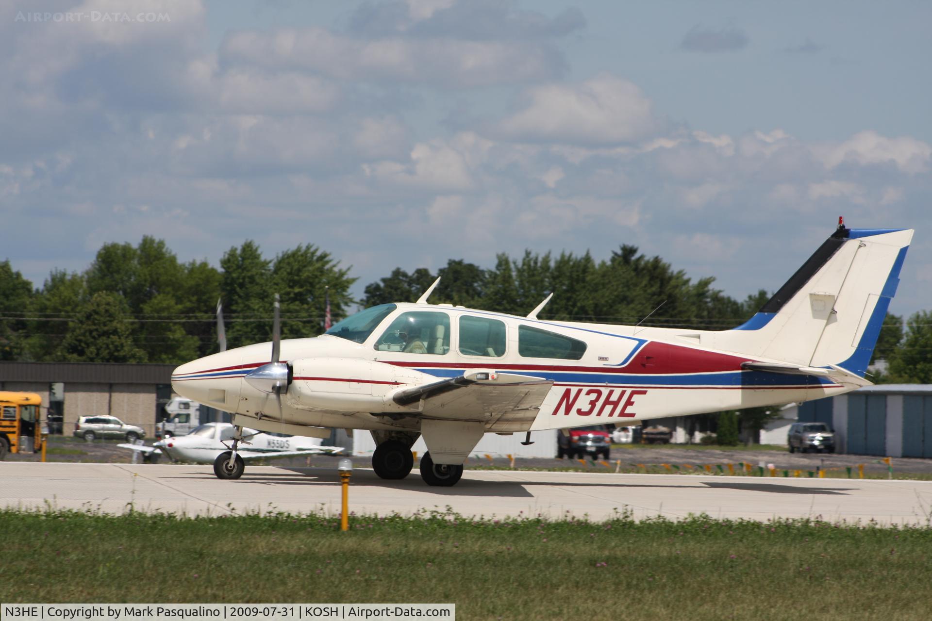 N3HE, 1974 Beech 95-B55 (T42A) Baron C/N TC-1710, Beech B55