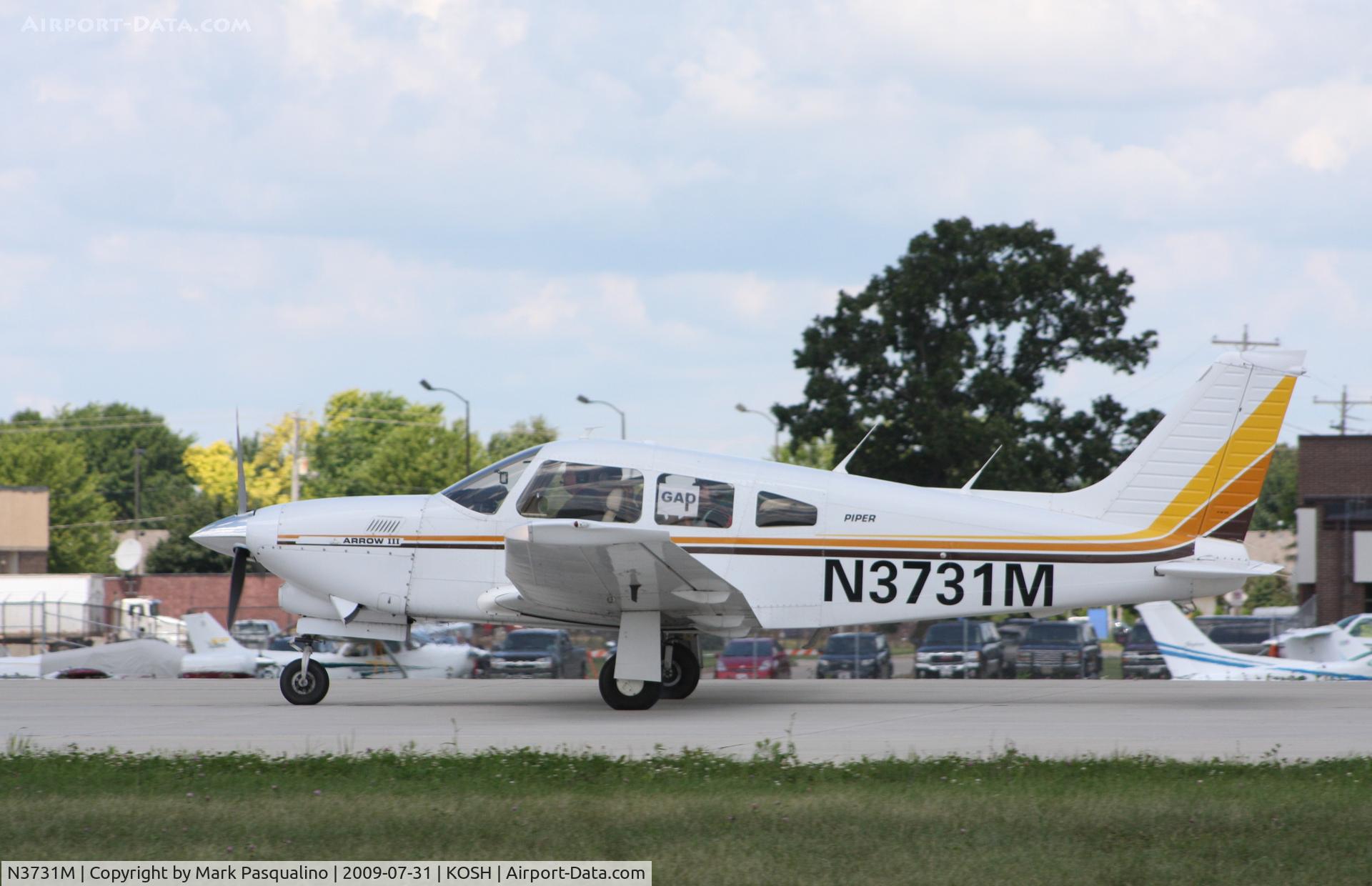 N3731M, 1978 Piper PA-28R-201T Cherokee Arrow III C/N 28R-7803189, Piper PA-28R-201T