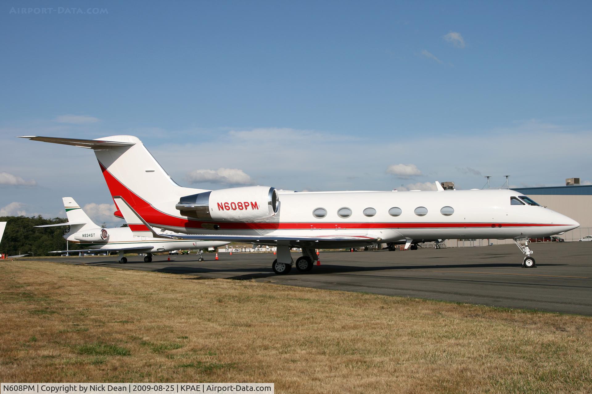 N608PM, 2002 Gulfstream Aerospace G-IV C/N 1486, KPAE