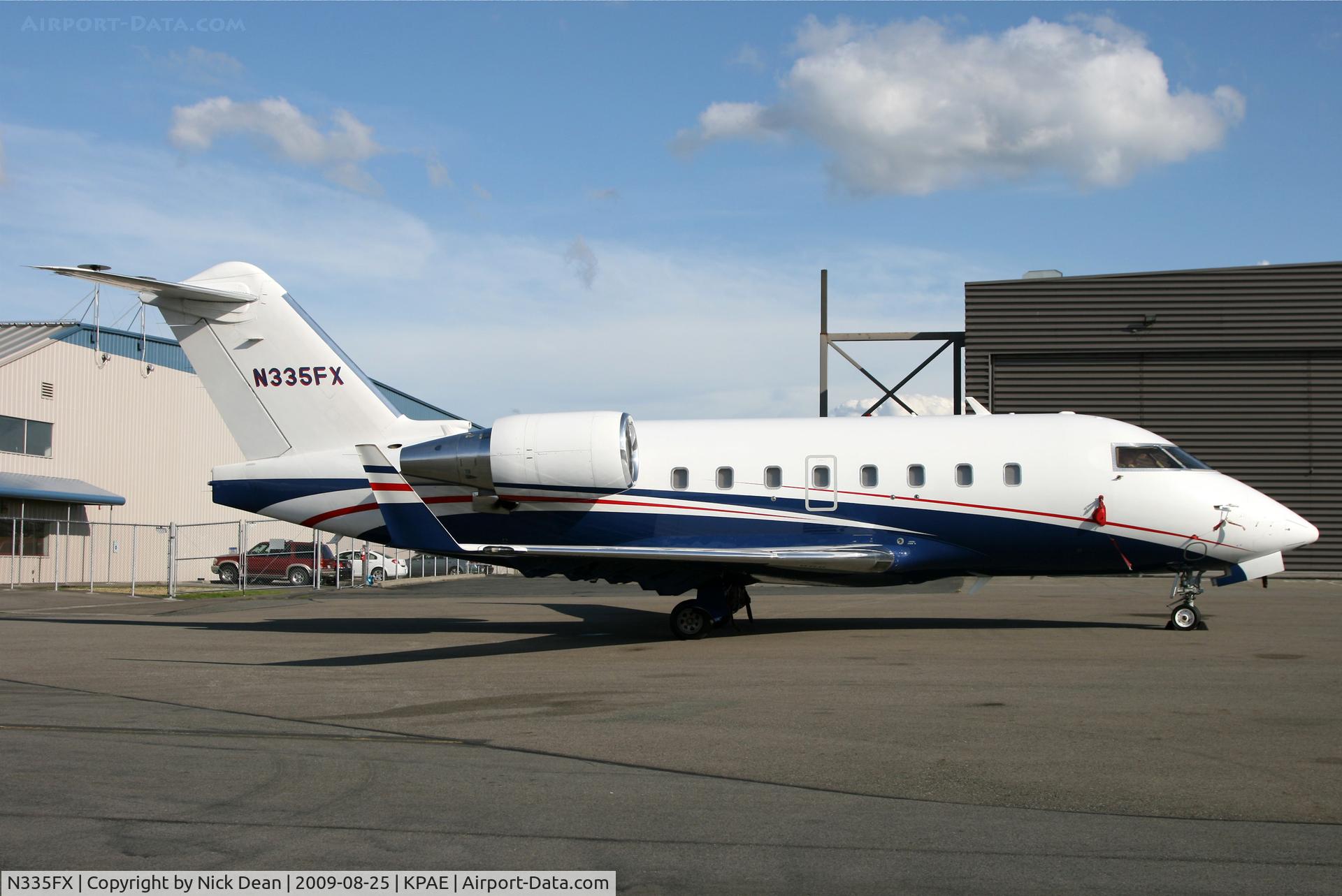N335FX, 2005 Bombardier Challenger 604 (CL-600-2B16) C/N 5619, KPAE