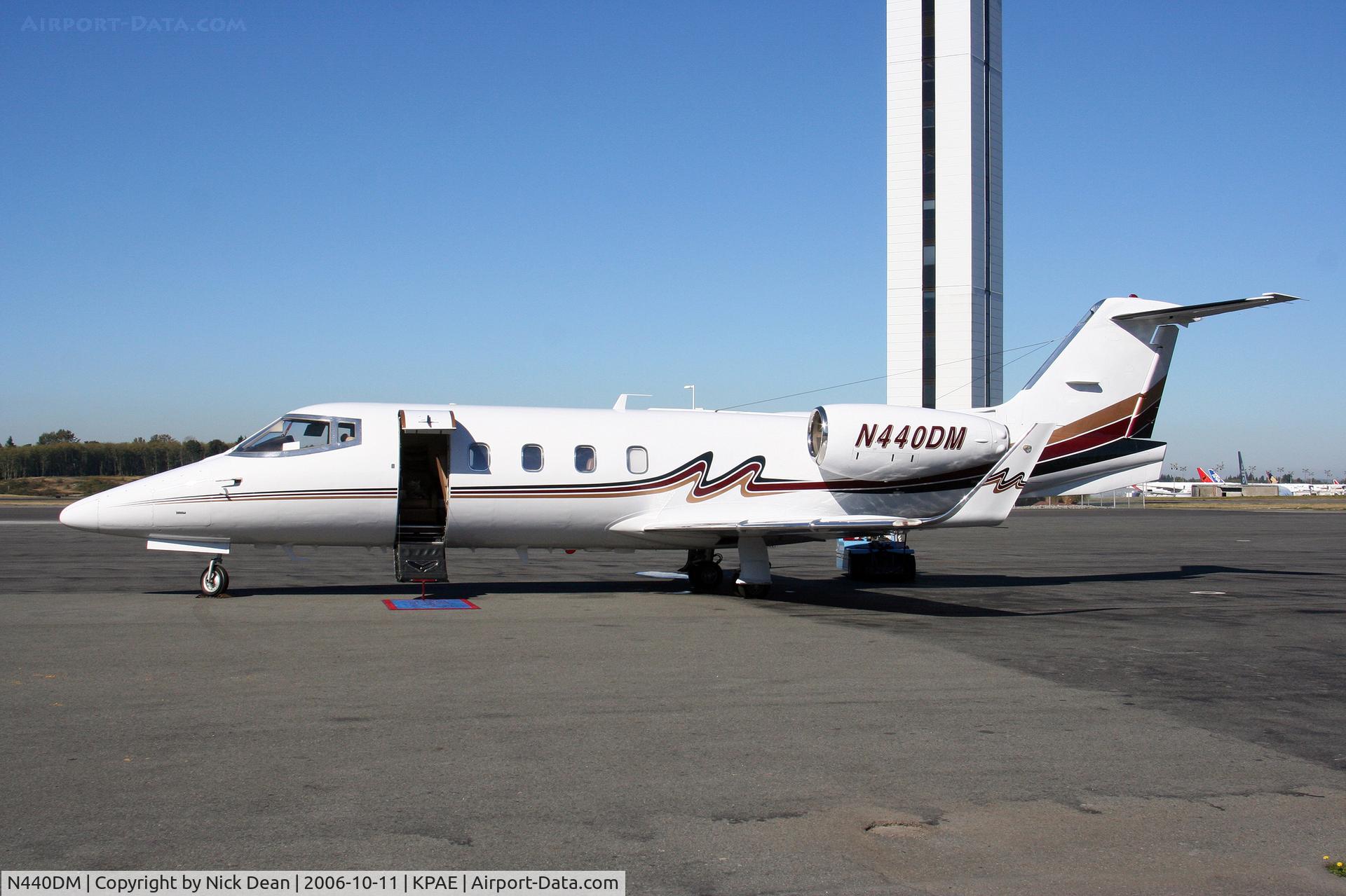 N440DM, Gates Learjet 55 C/N 005, KPAE