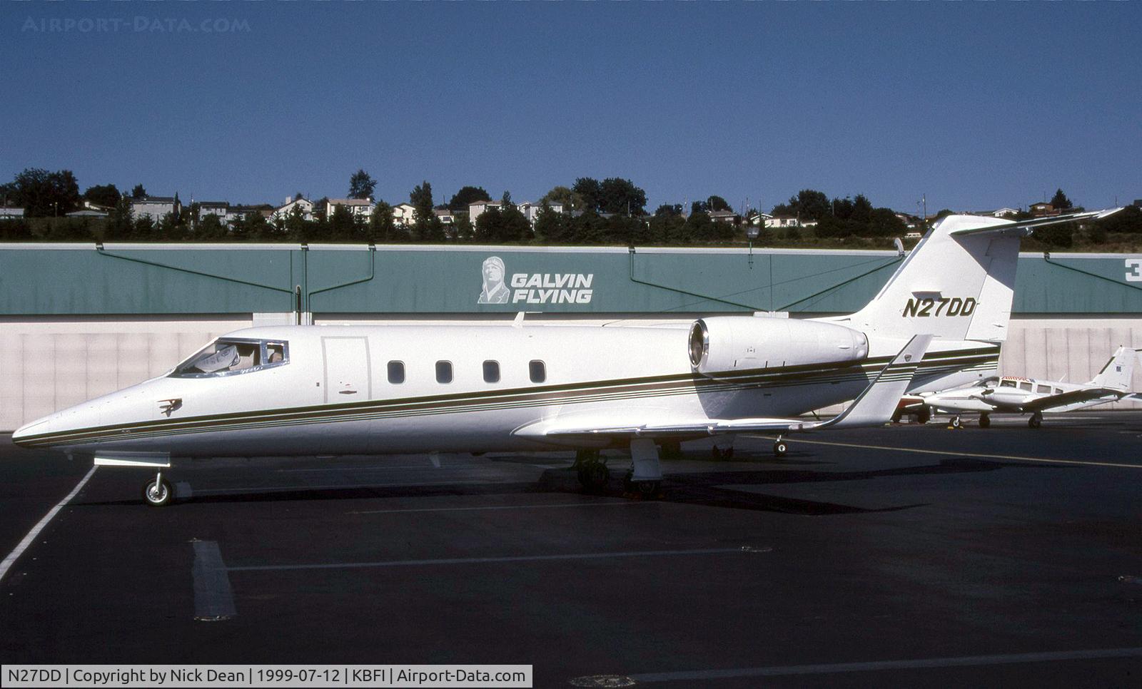 N27DD, 1981 Learjet 55 C/N 55-015, KBFI