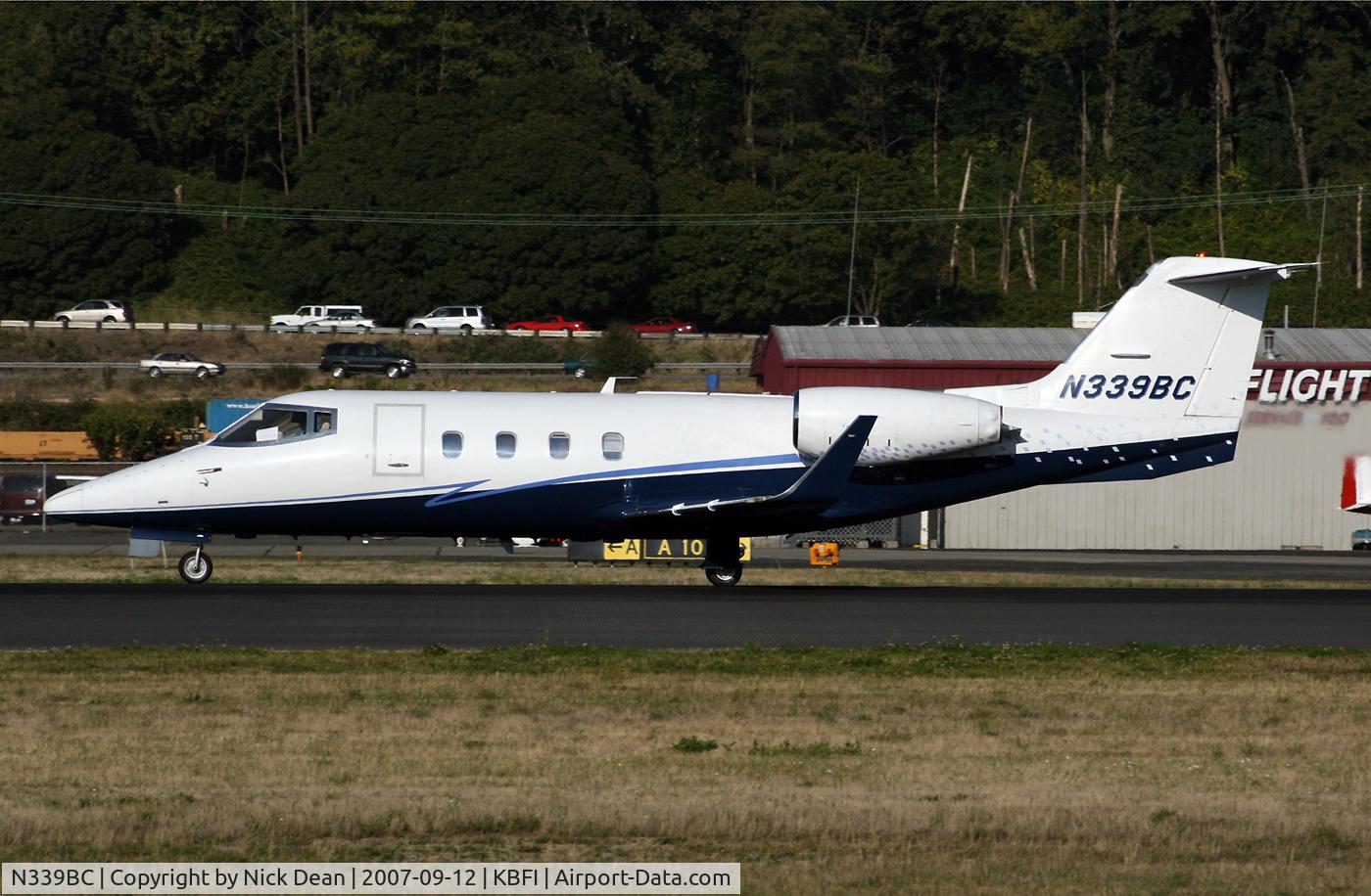 N339BC, 1982 Gates Learjet 55 C/N 039, KBFI