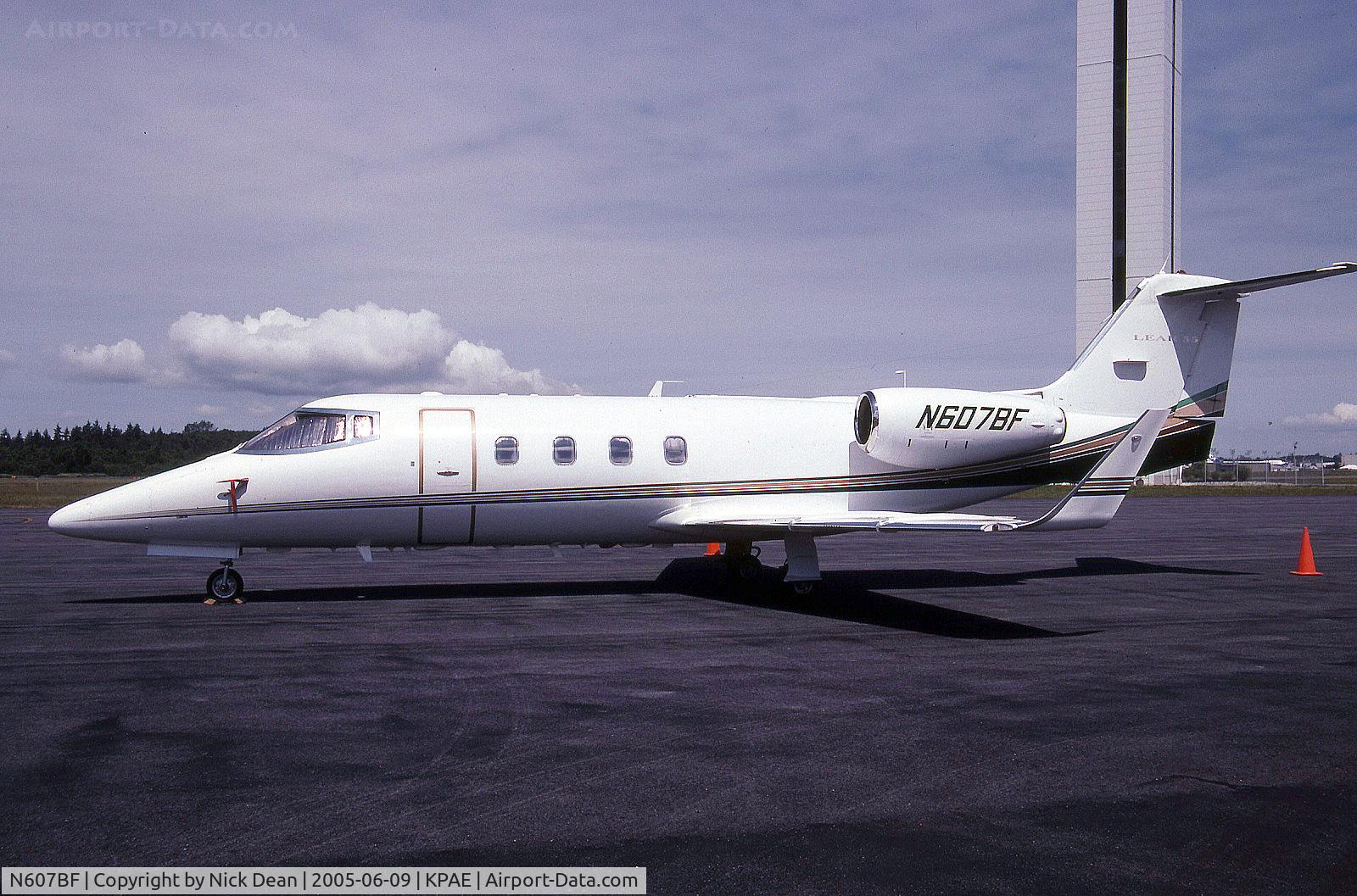 N607BF, 1982 Gates Learjet 55 C/N 55-056, KPAE