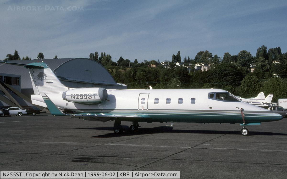 N255ST, 1982 Learjet 55 C/N 55-064, KBFI