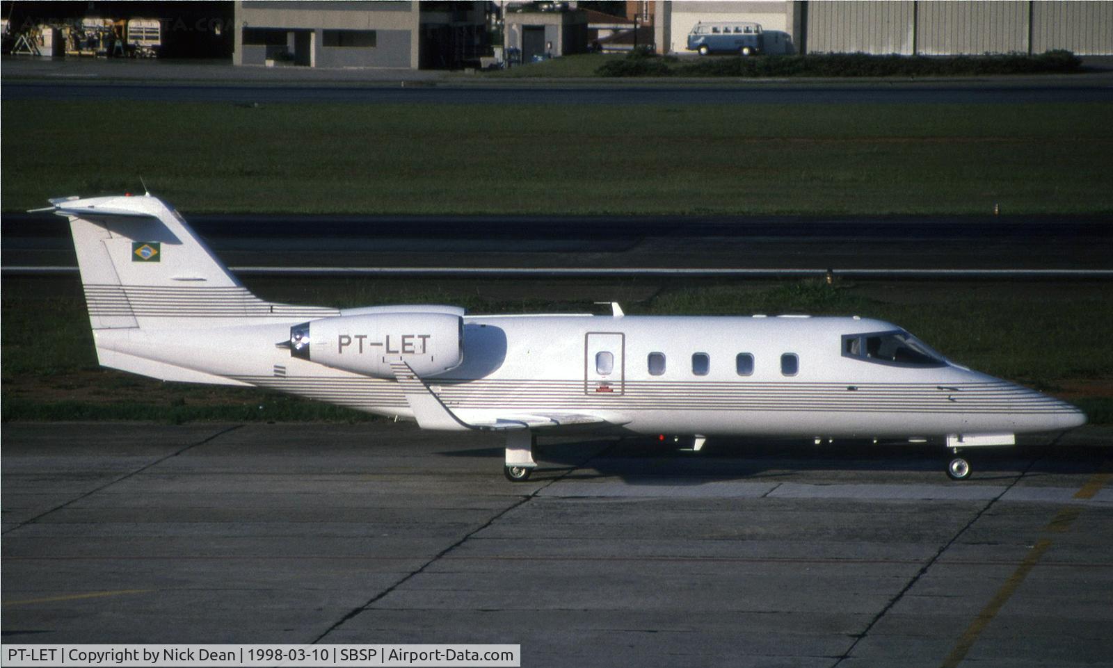 PT-LET, Gates Learjet 55 C/N 55-080, SBSP
