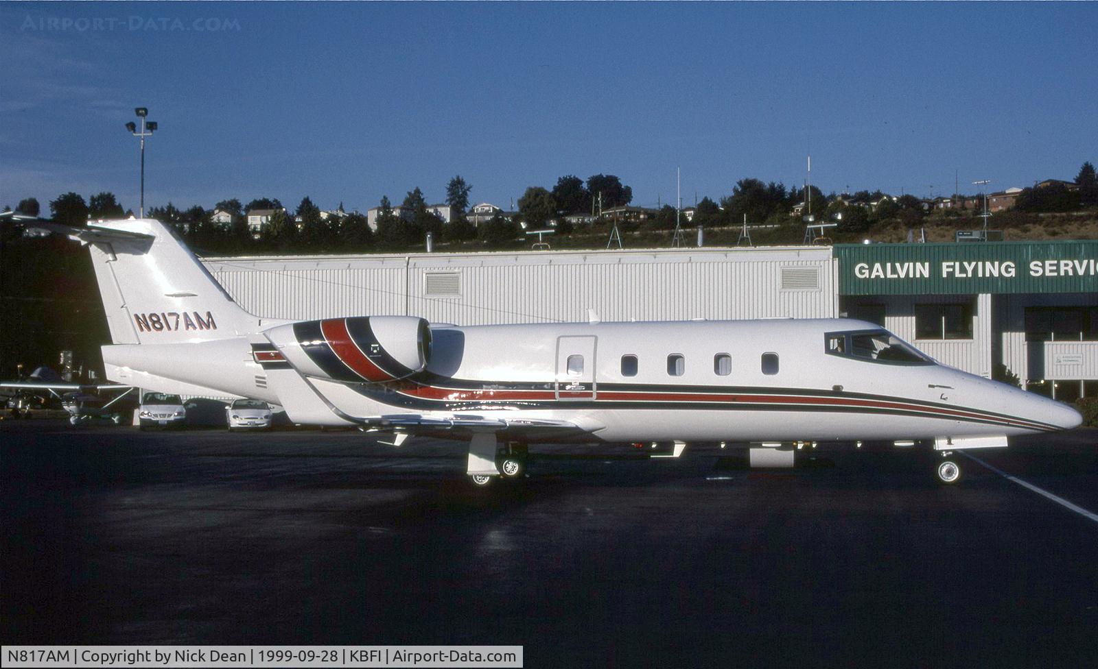 N817AM, 1982 Gates Learjet 55 C/N 069, KBFI