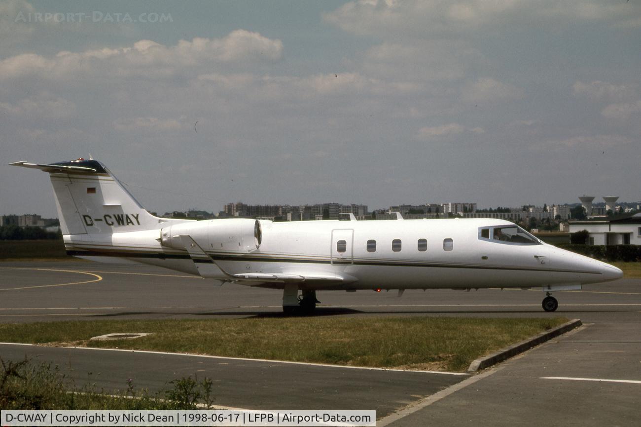 D-CWAY, 1984 Learjet 55ER C/N 55-107, LFPB Paris Le Bourget