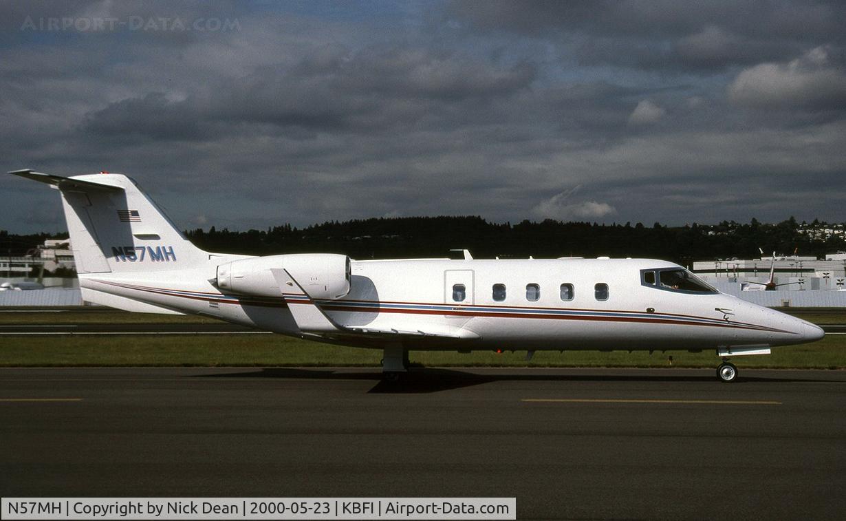 N57MH, 1984 Learjet 55 C/N 55-113, KBFI