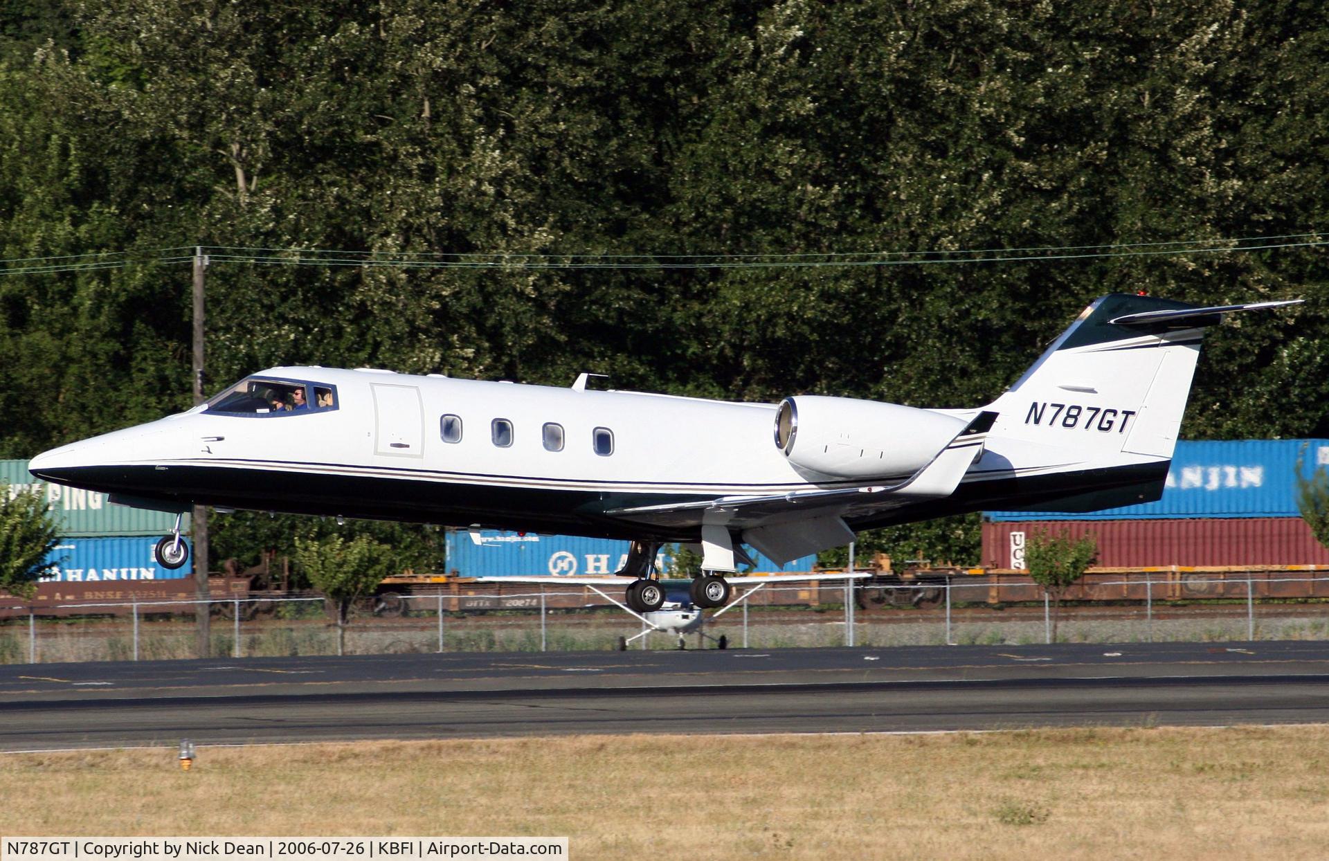 N787GT, Gates Learjet 55B C/N 128, KBFI