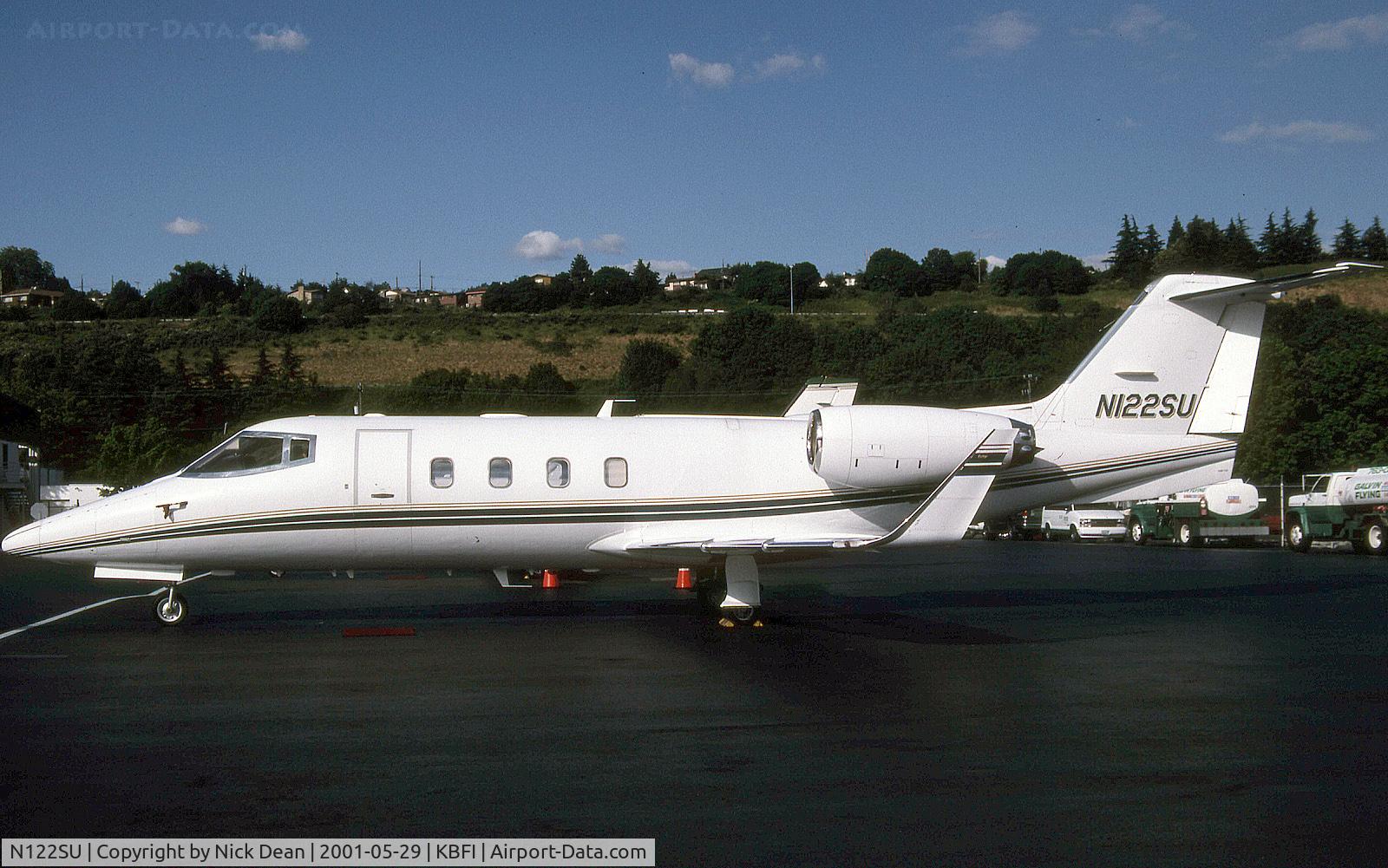 N122SU, 1987 Learjet 55B C/N 55B-132, KBFI