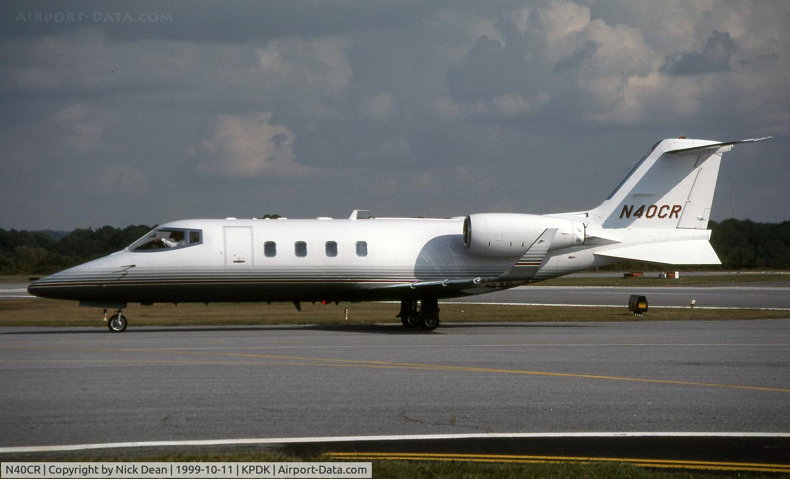 N40CR, 1990 Learjet 55C C/N 55C-144, KPDK