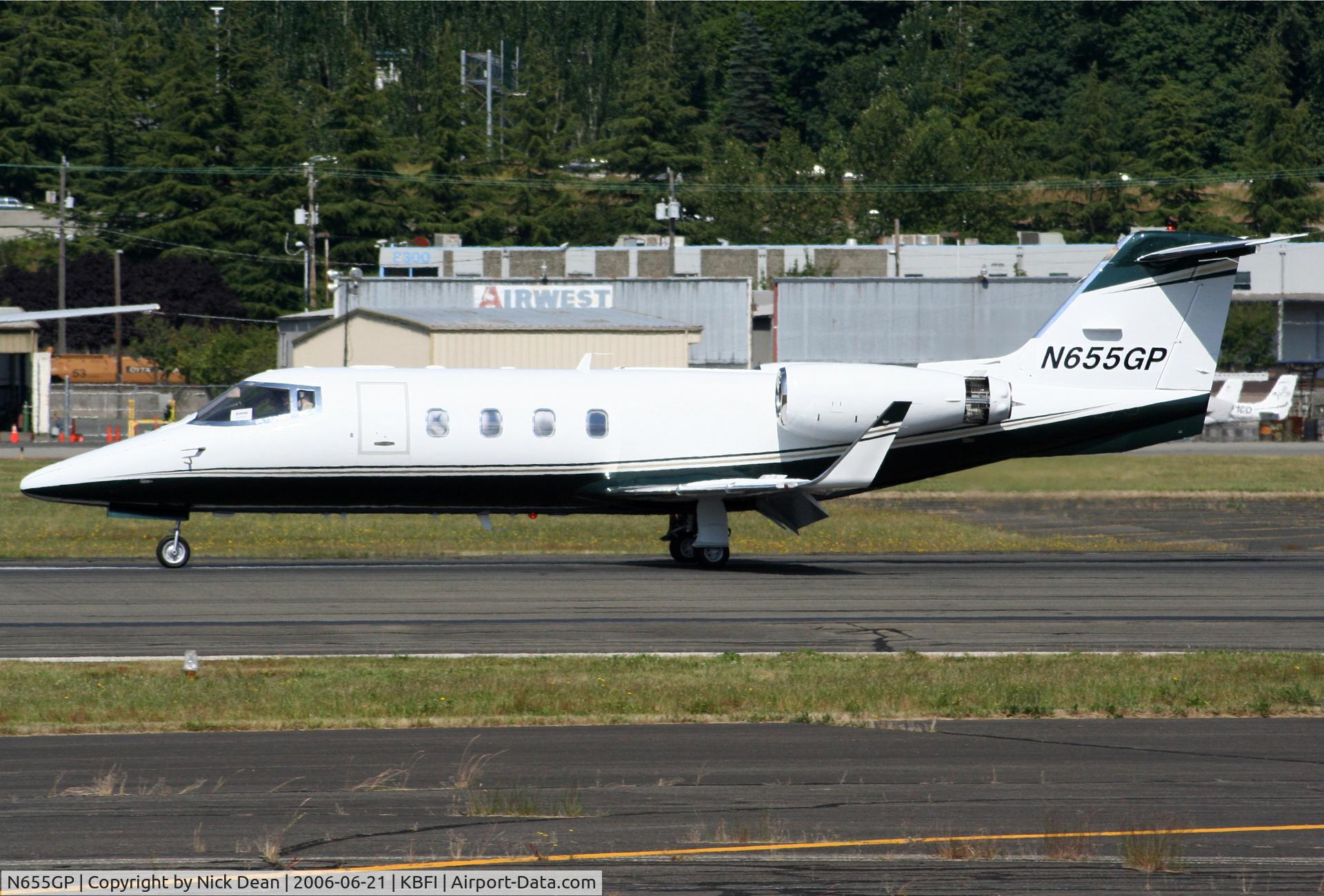 N655GP, 1986 Learjet 55B C/N 55B-128, KBFI
