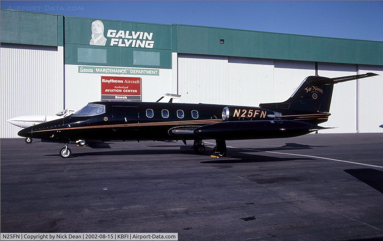 N25FN, 1982 Learjet 25G C/N 25G-352, KBFI