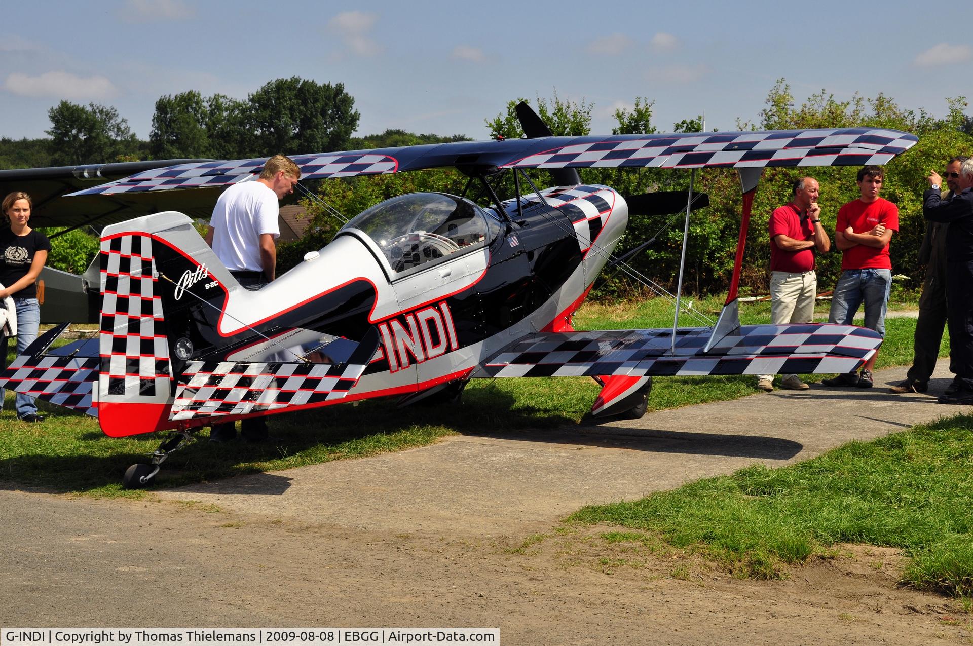 G-INDI, 2008 Aviat Pitts S-2C Special C/N 6084, Opendeur VZP 2009