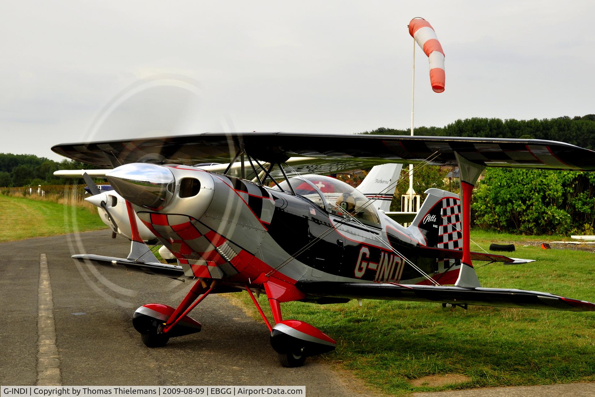 G-INDI, 2008 Aviat Pitts S-2C Special C/N 6084, Opendeur VZP 2009