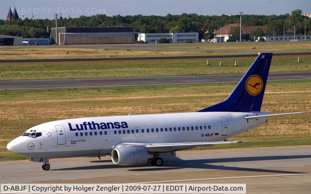 D-ABJF, 1991 Boeing 737-530 C/N 25311, On its wa to parking position