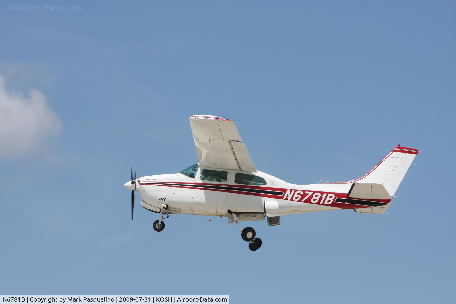 N6781B, 1978 Cessna 210M Centurion C/N 21062830, Cessna 210M