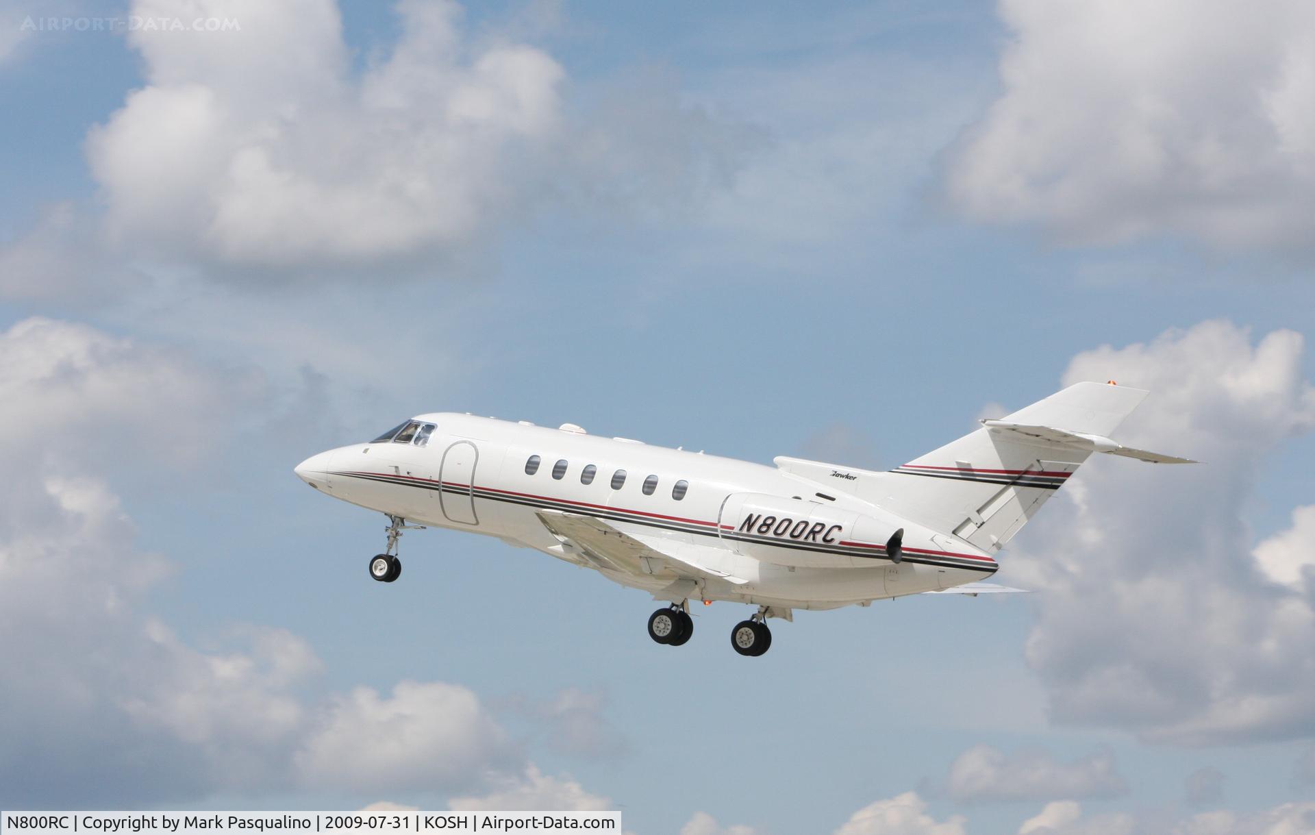 N800RC, 2004 Raytheon Hawker 800XP C/N 258660, Hawker 800XP