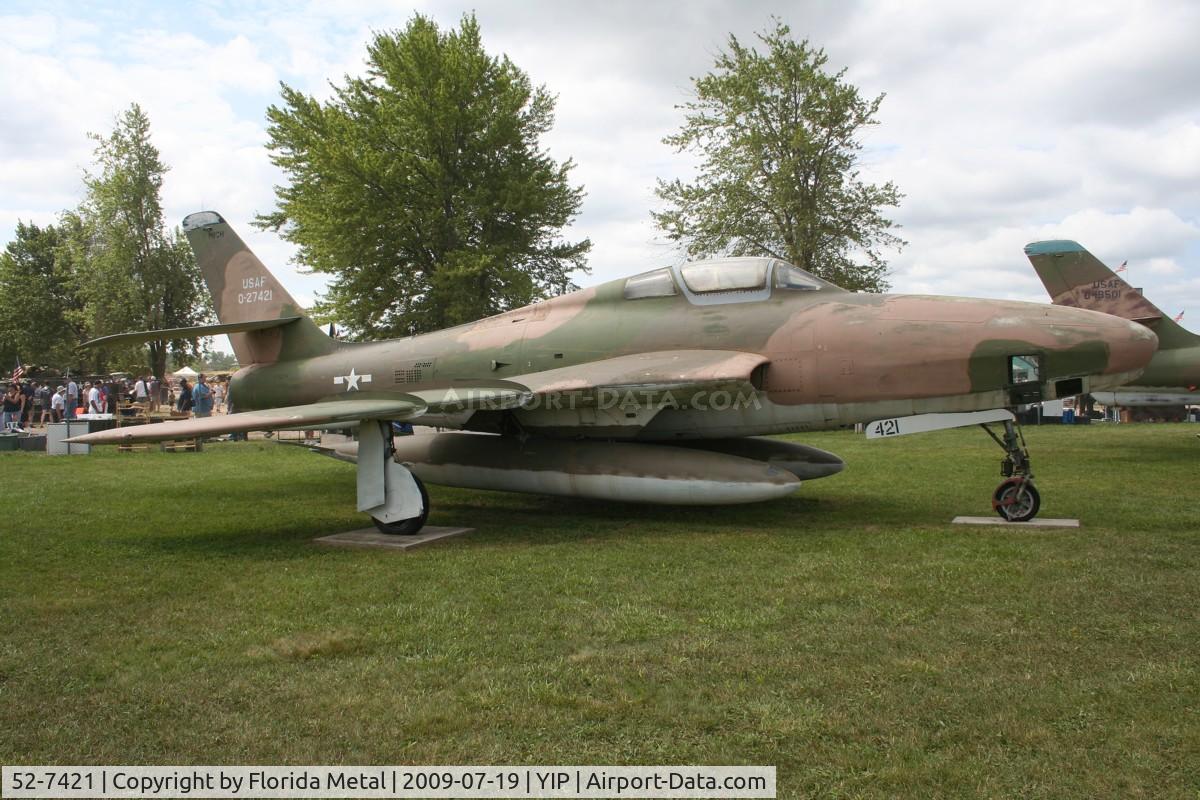 52-7421, 1955 Republic RF-84F Thunderflash C/N 52-7346, RF-84 Thunderflash