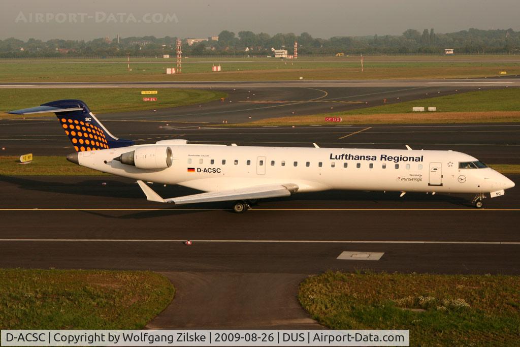 D-ACSC, Canadair CRJ-700 (CL-600-2C10) Regional Jet C/N 10039, visitor