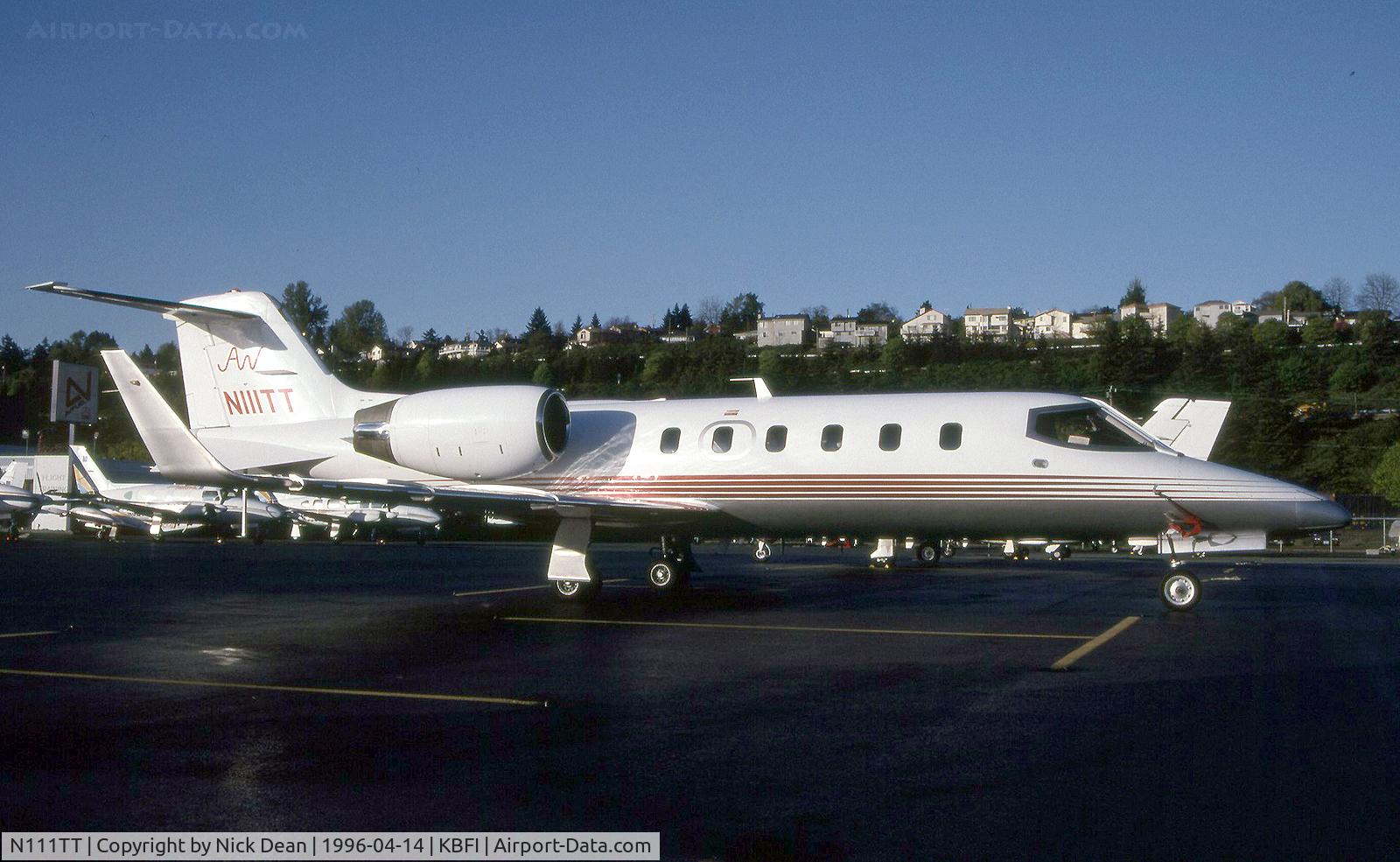 N111TT, 1990 Learjet 31 C/N 31-015, KBFI