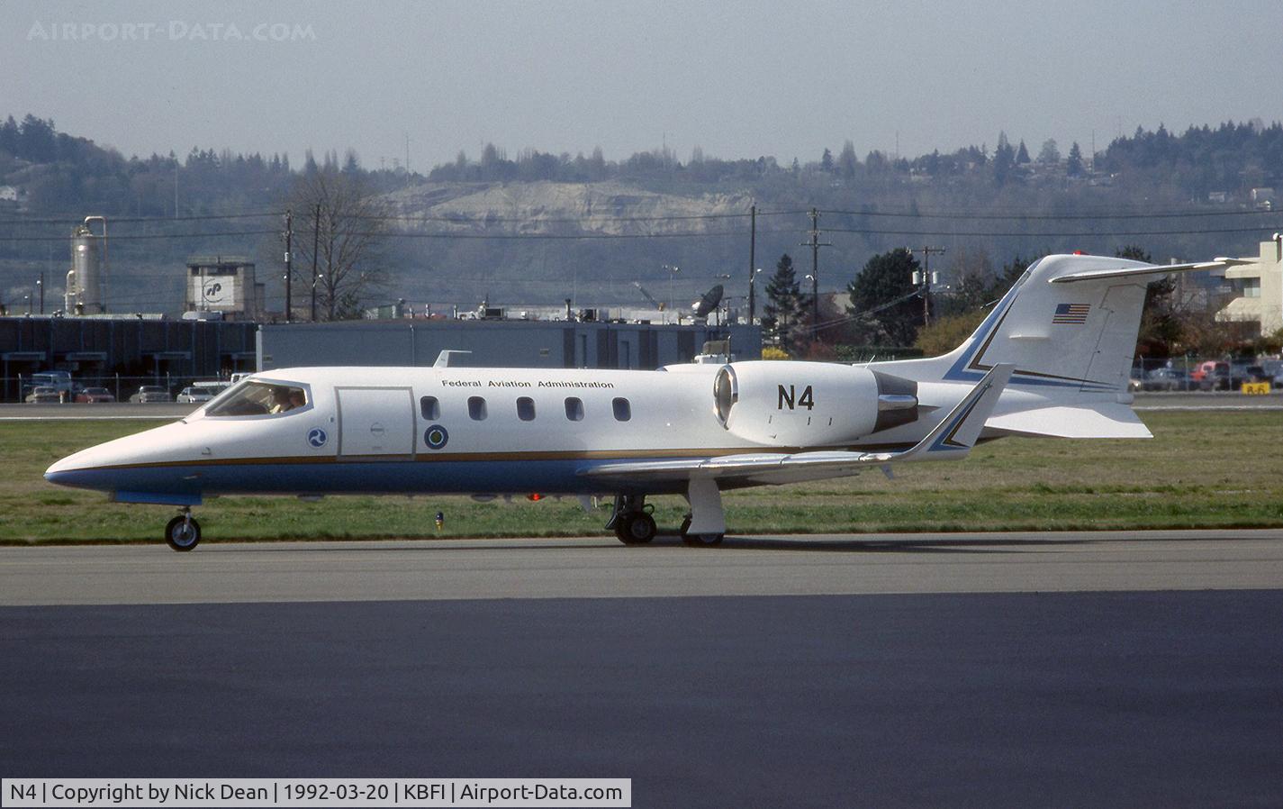N4, 1991 Learjet 31A C/N 31A-038, KBFI