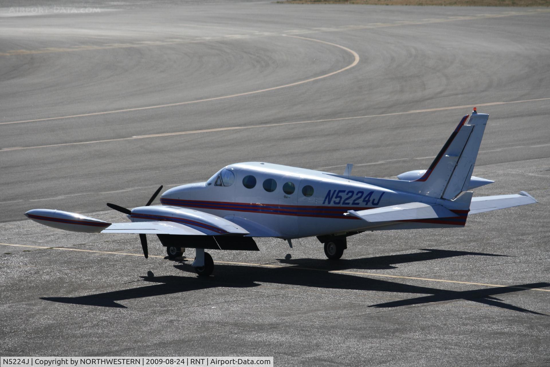 N5224J, 1980 Cessna 340A C/N 340A1035, RENTON FIELD