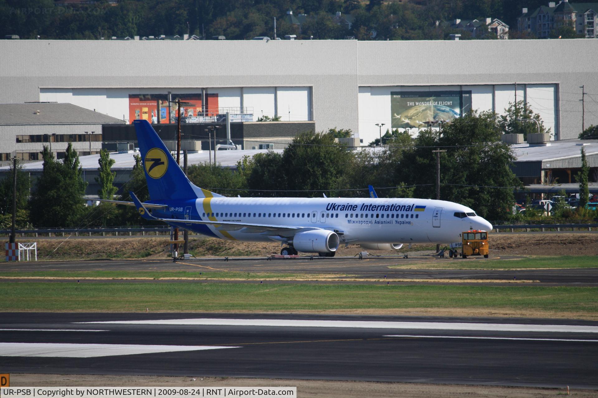 UR-PSB, 2009 Boeing 737-8HX C/N 29654, PRIOR TO FINAL TEST AT RENTON