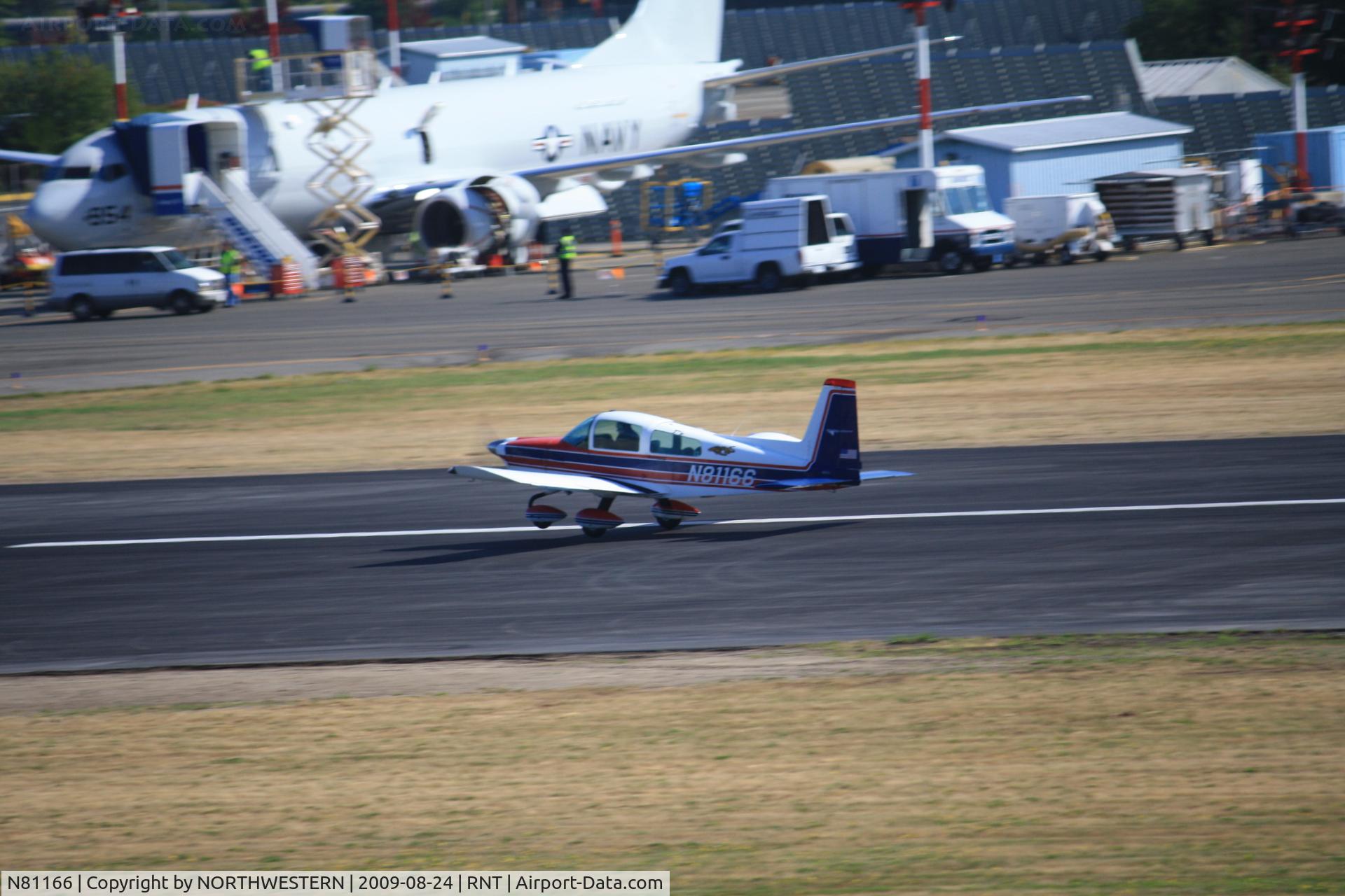 N81166, 1977 Grumman American AA-5B Tiger C/N AA5B0445, RENTON-PORTLAND