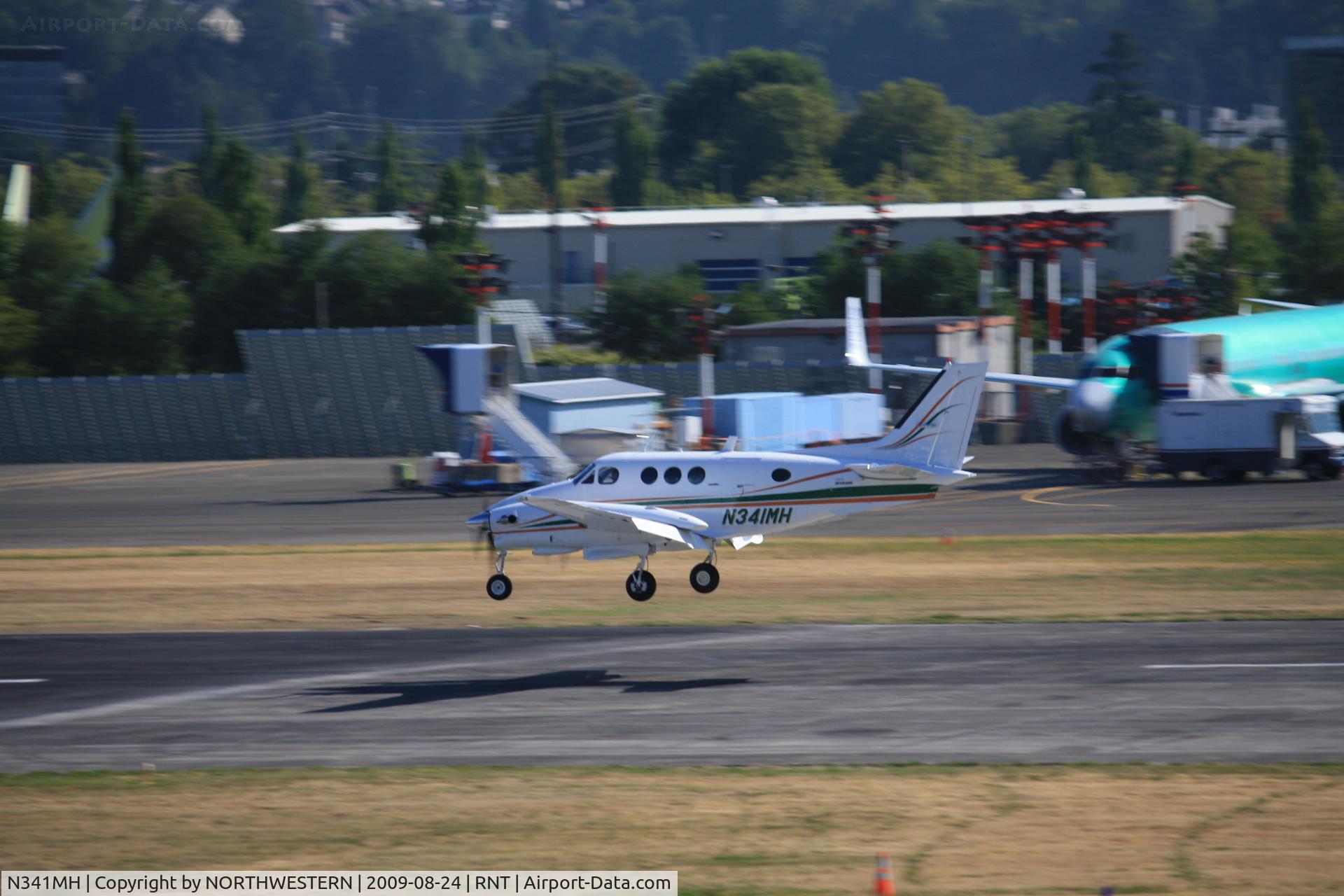 N341MH, 1980 Beech E-90 King Air C/N LW-341, PORTLAND -RENTON
