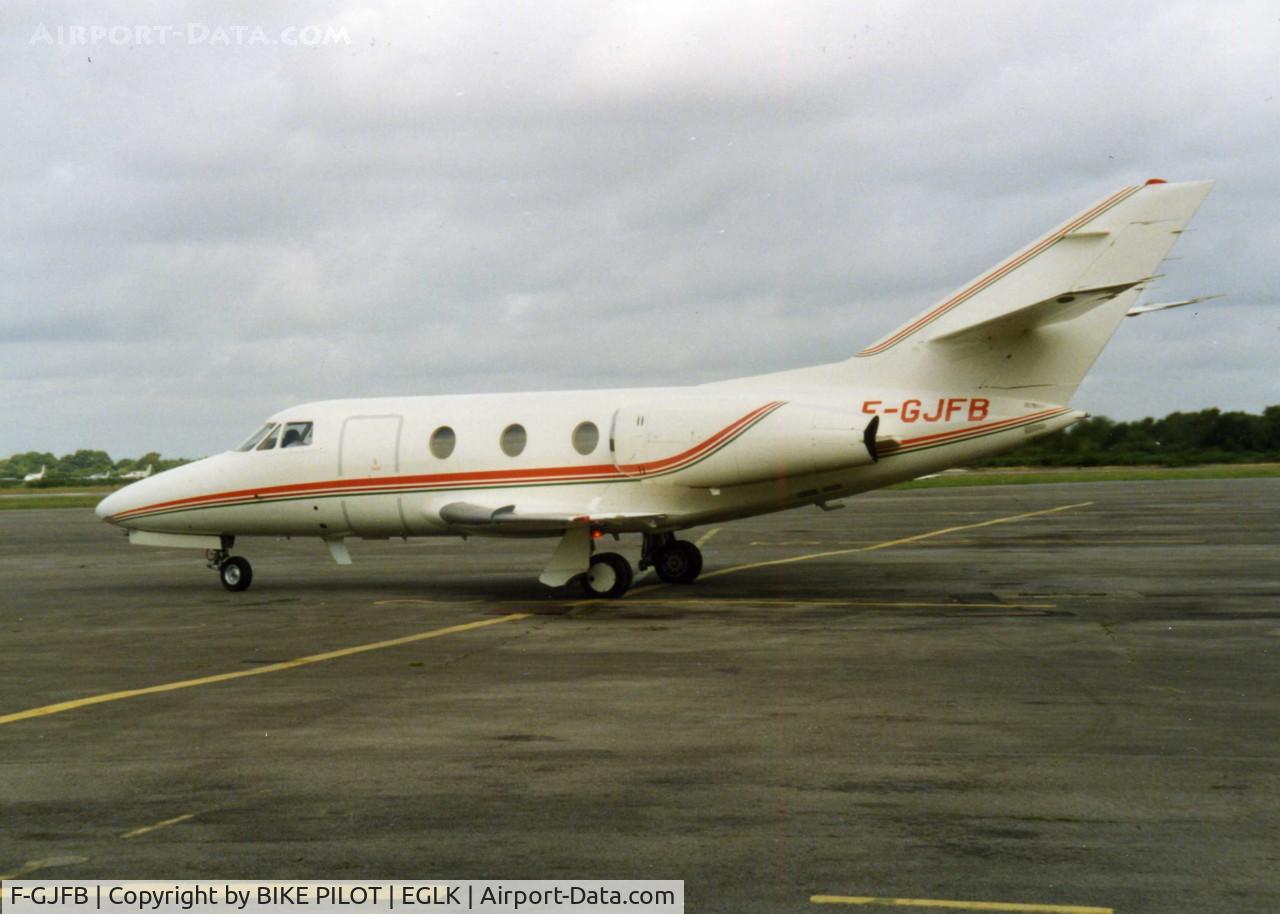 F-GJFB, 1980 Dassault Falcon 10 C/N 166, SEPTEMBER 1992