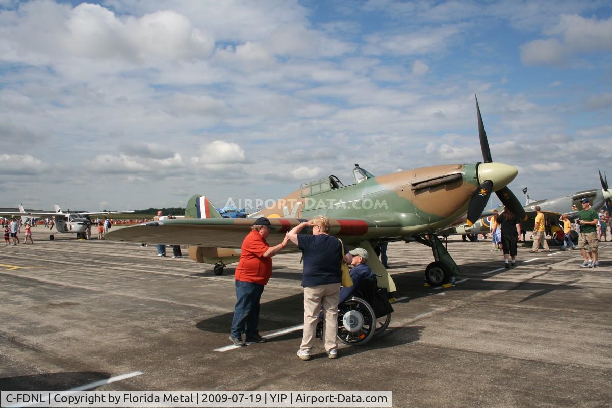 C-FDNL, 1942 Hawker (CCF) Hurricane Mk12 C/N 60372, Hurricane XII