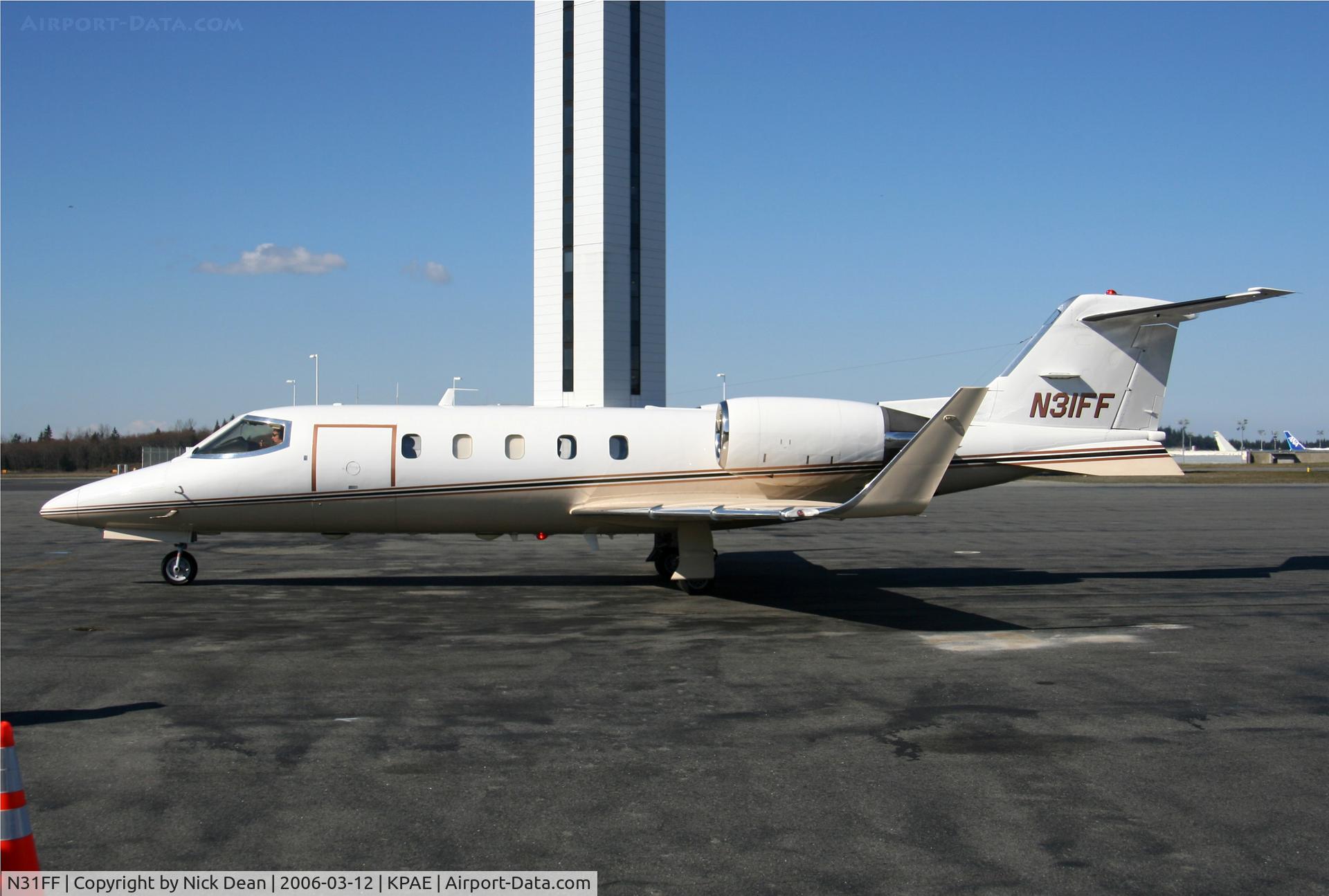 N31FF, Learjet Inc 31A C/N 053, KPAE