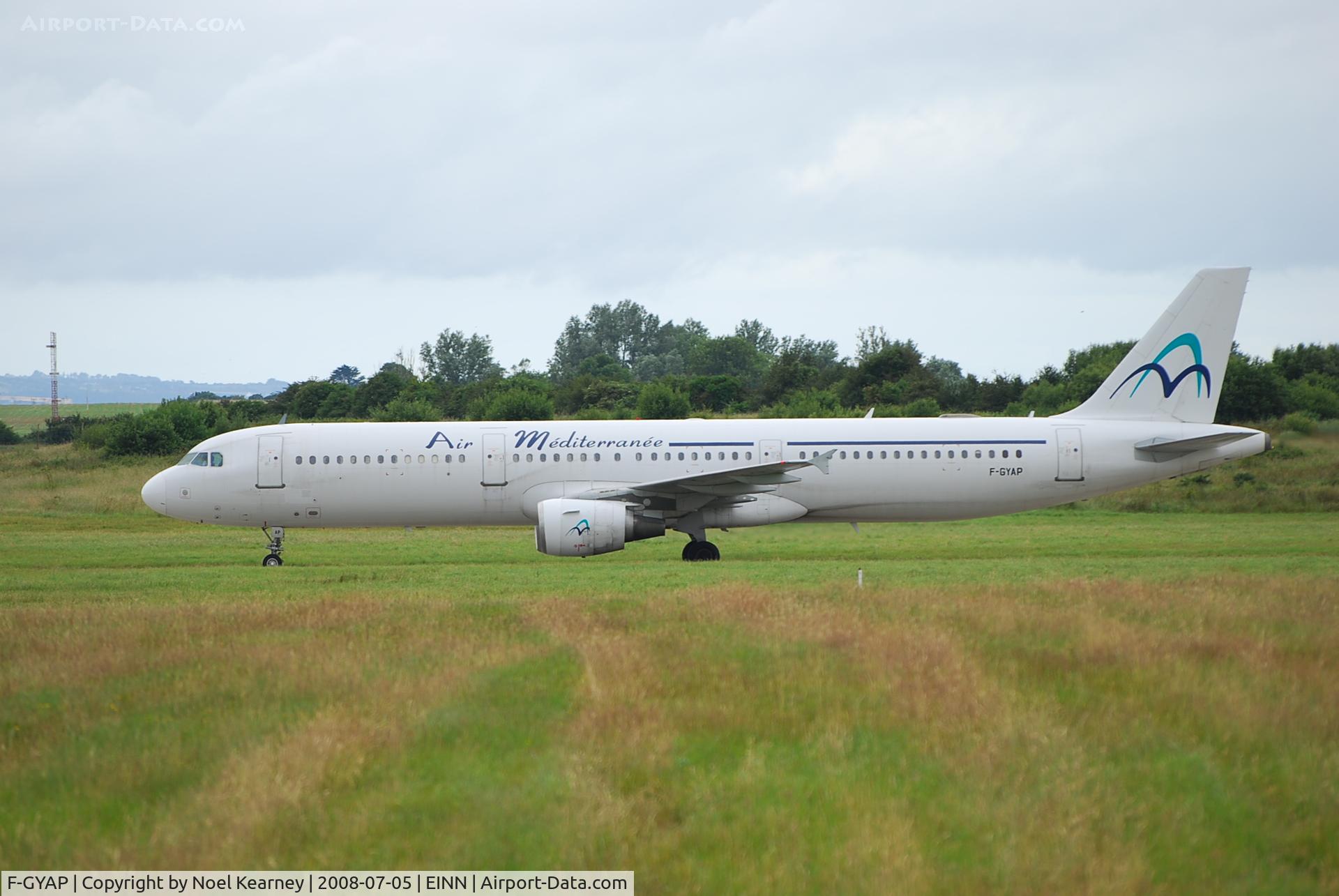 F-GYAP, 1994 Airbus A321-111 C/N 517, Heading home after maintenance at Shannon Aerospace