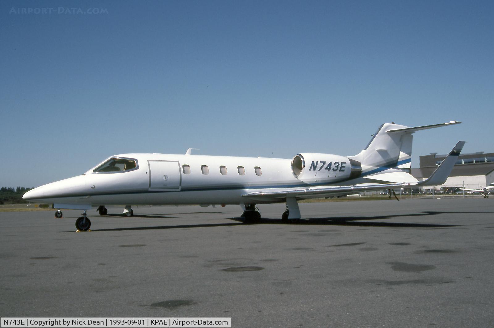 N743E, 1992 Learjet 31A C/N 31A-068, KPAE