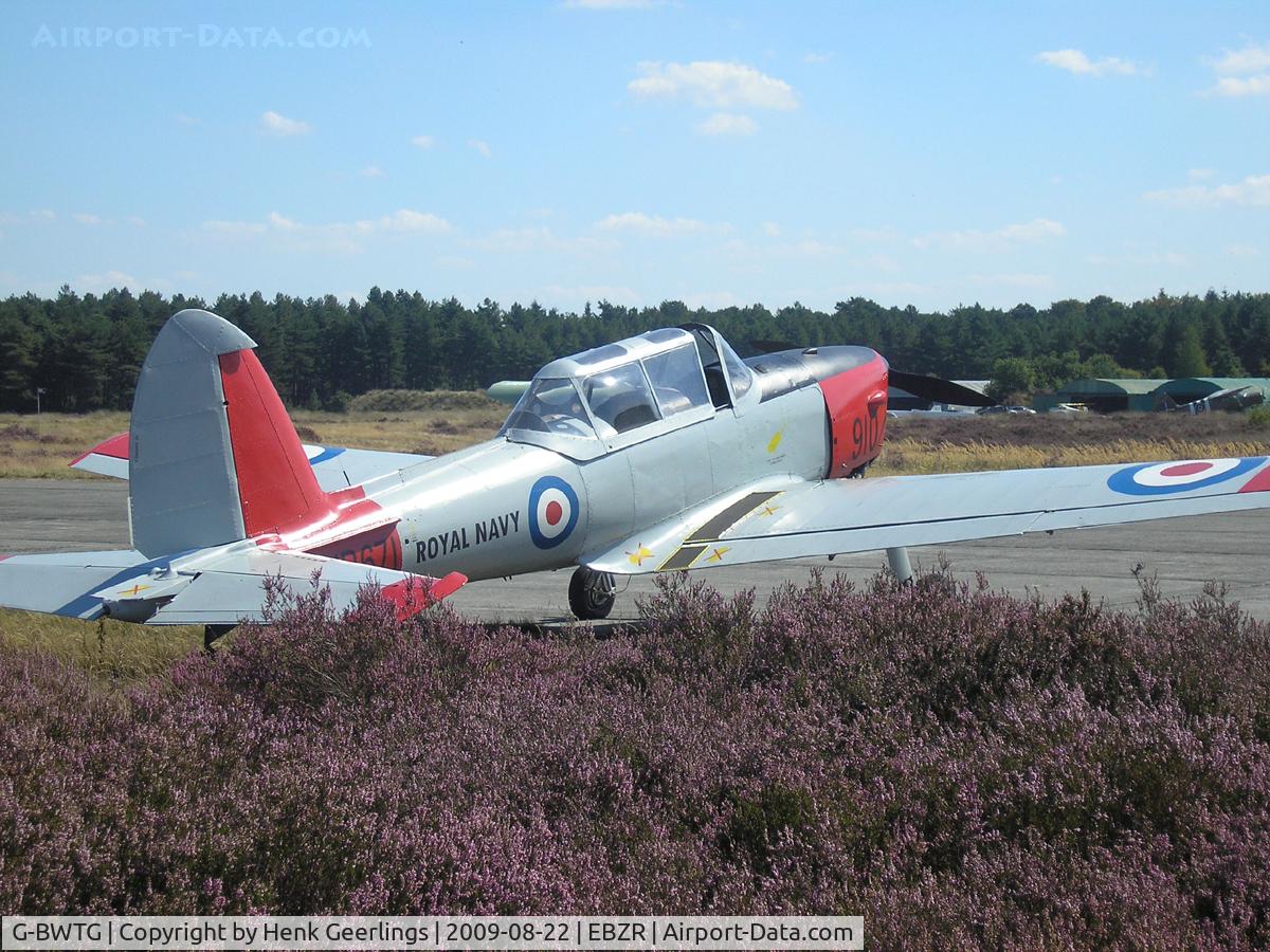 G-BWTG, 1950 De Havilland DHC-1 Chipmunk T.10 C/N C1/0119, Fly In Malle Airport , 22 Aug 2009